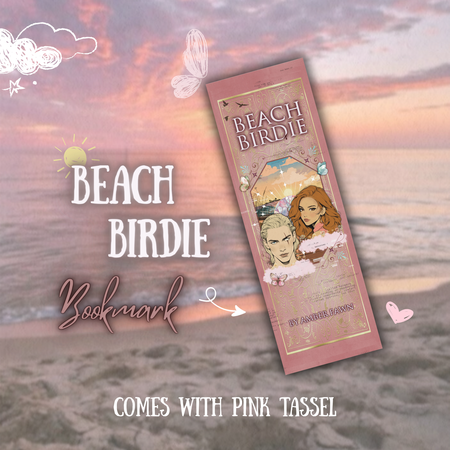 ‘Beach Birdie’ bookmark