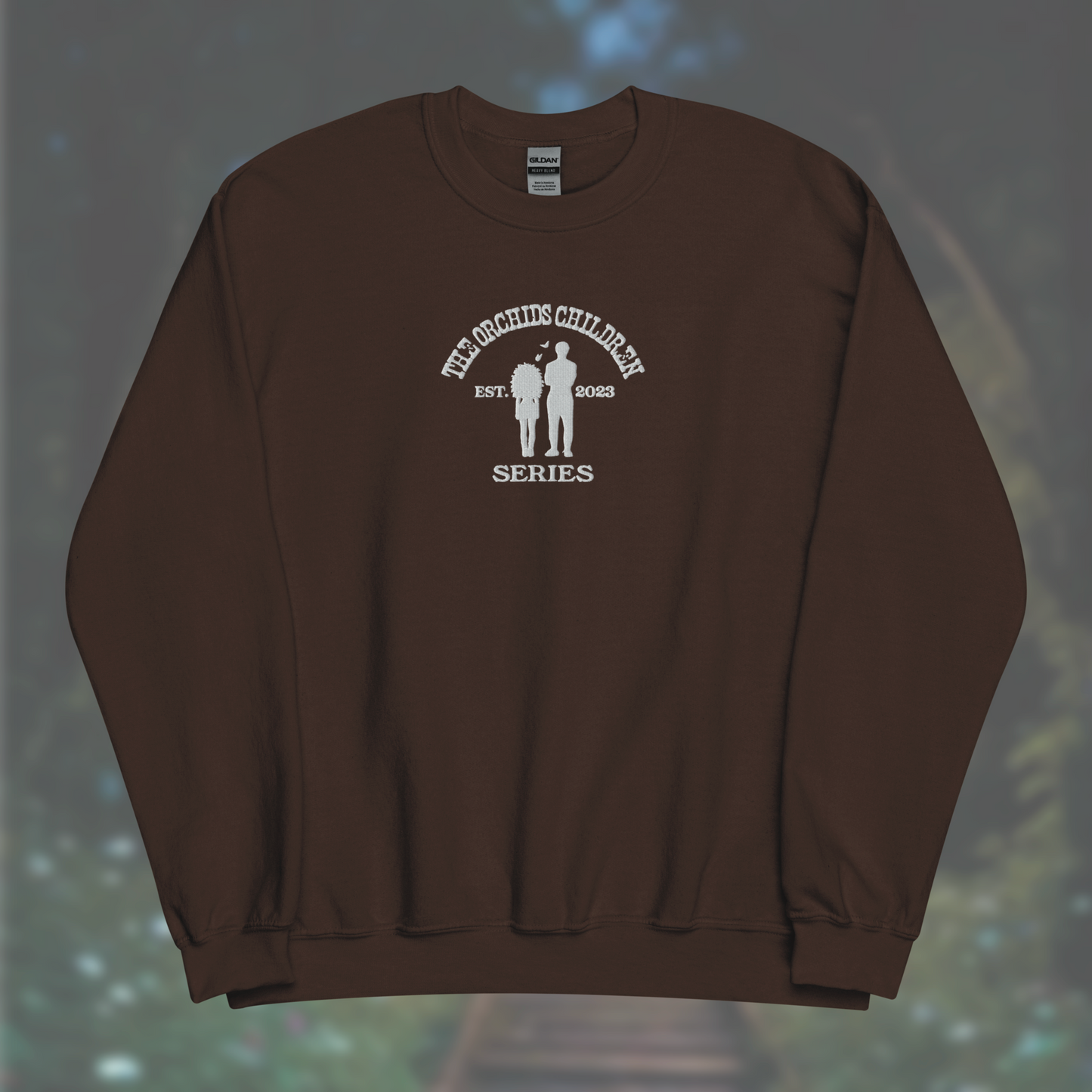 'The Orchid's Children' Series Sweatshirt (White Embroidery)