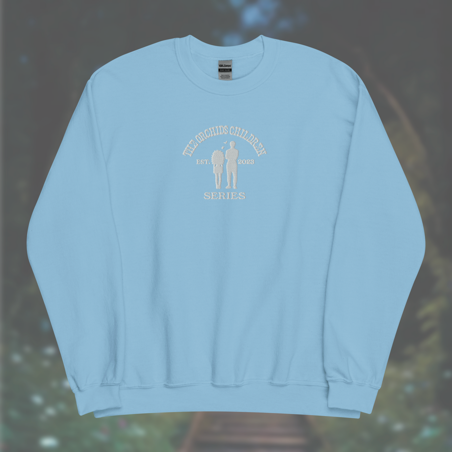 'The Orchid's Children' Series Sweatshirt (White Embroidery)