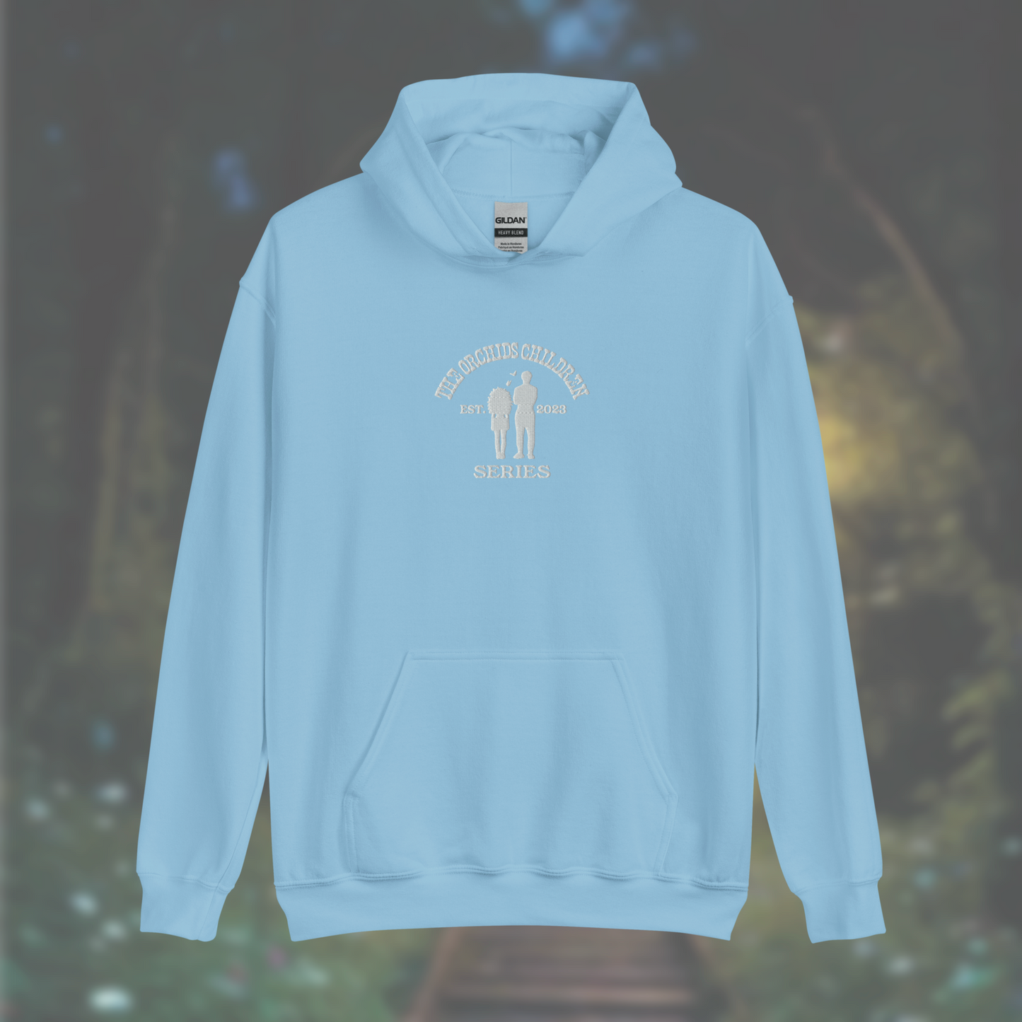 'The Orchid's Children' Series Hoodie (White Embroidery)