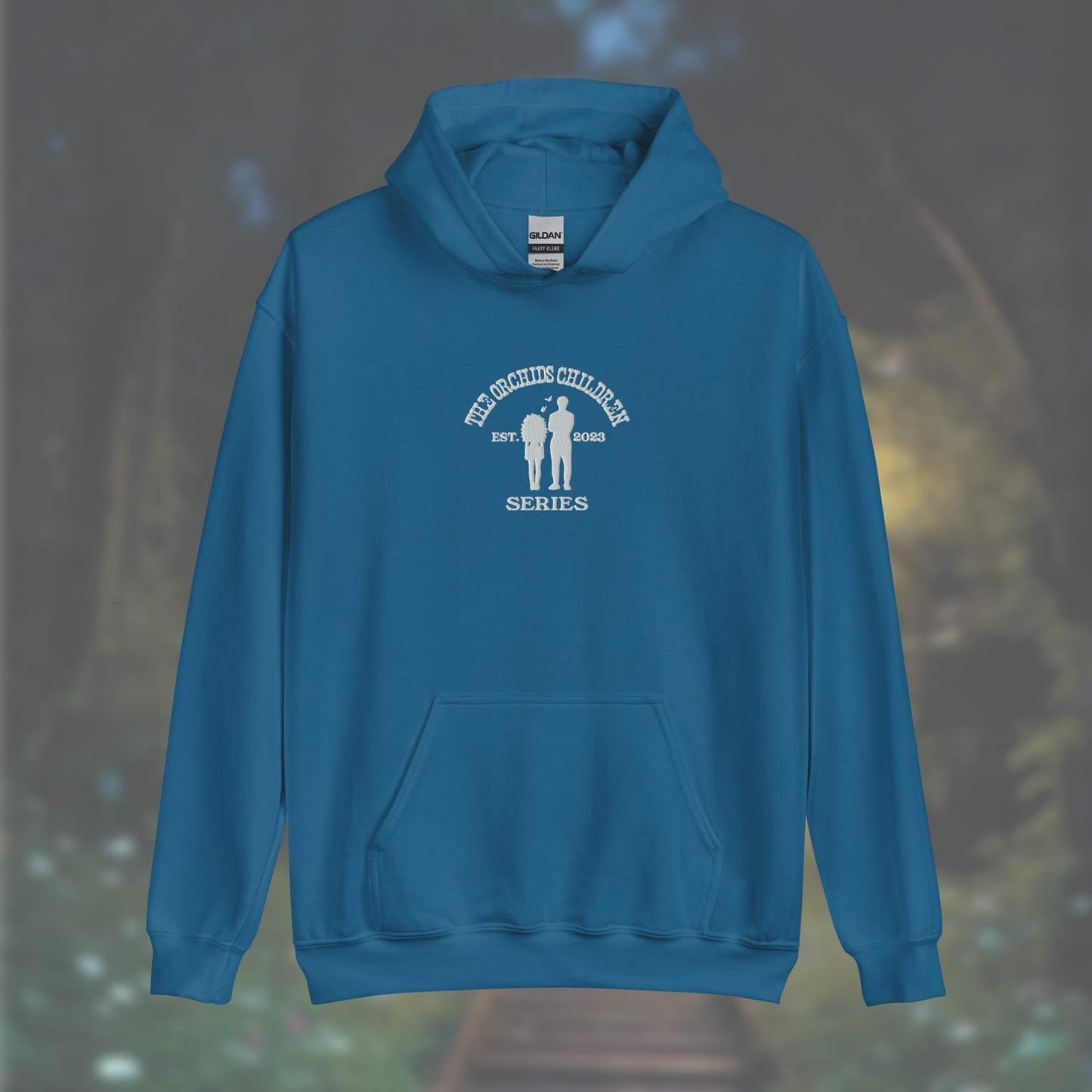 'The Orchid's Children' Series Hoodie (White Embroidery)