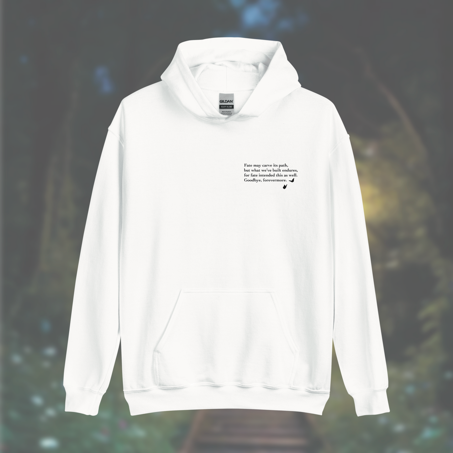 'Poem' Hoodie (Black Print)