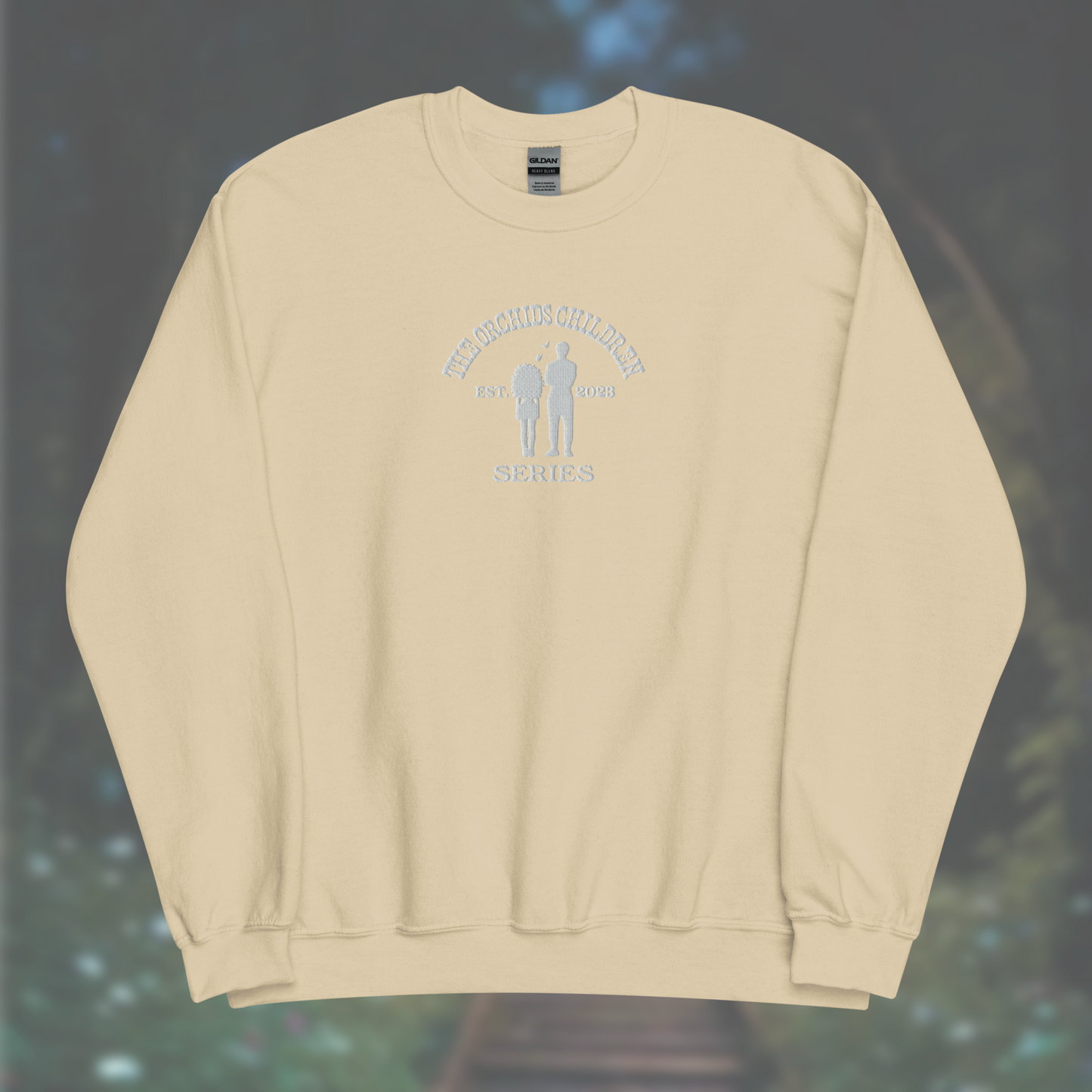 'The Orchid's Children' Series Sweatshirt (White Embroidery)