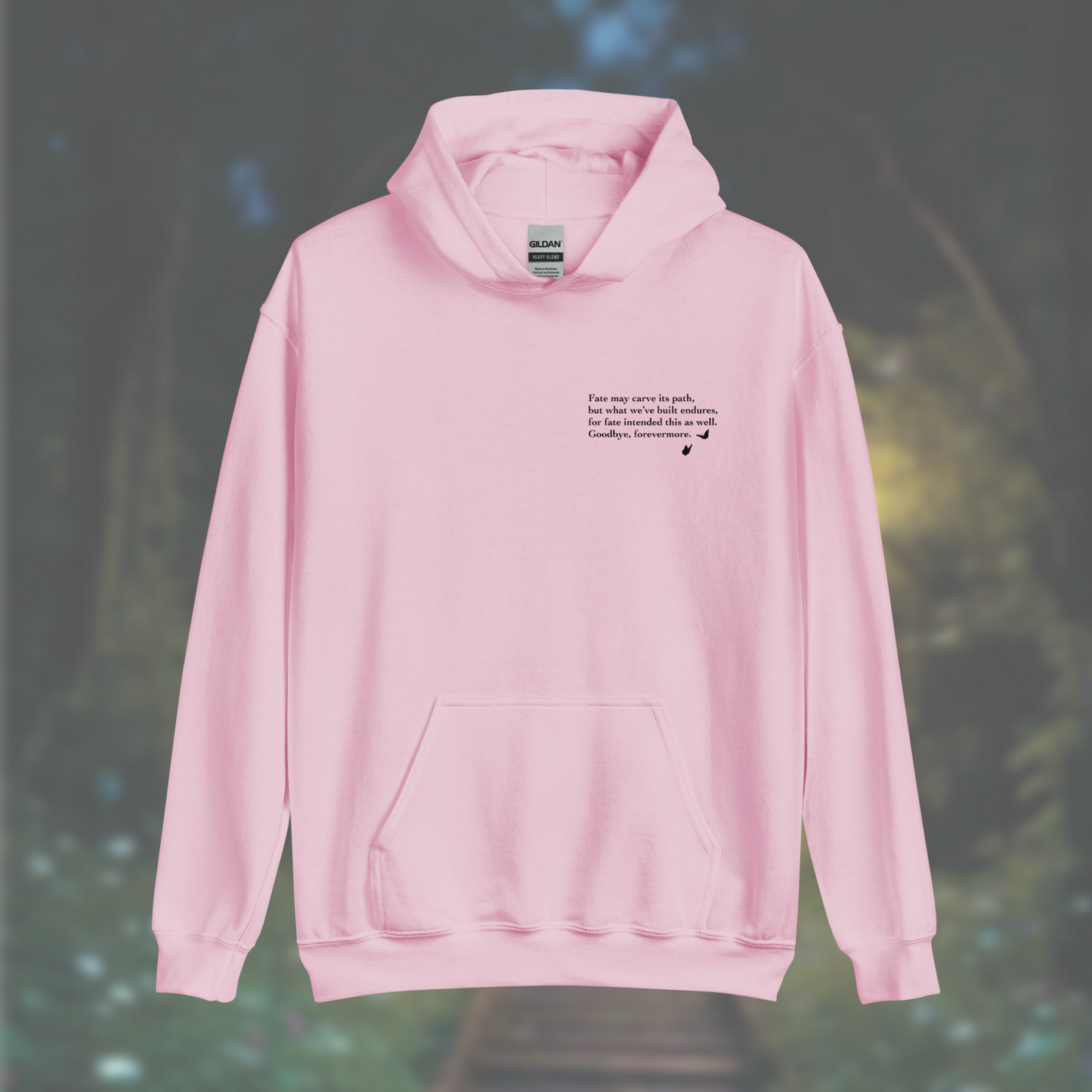 'Poem' Hoodie (Black Print)
