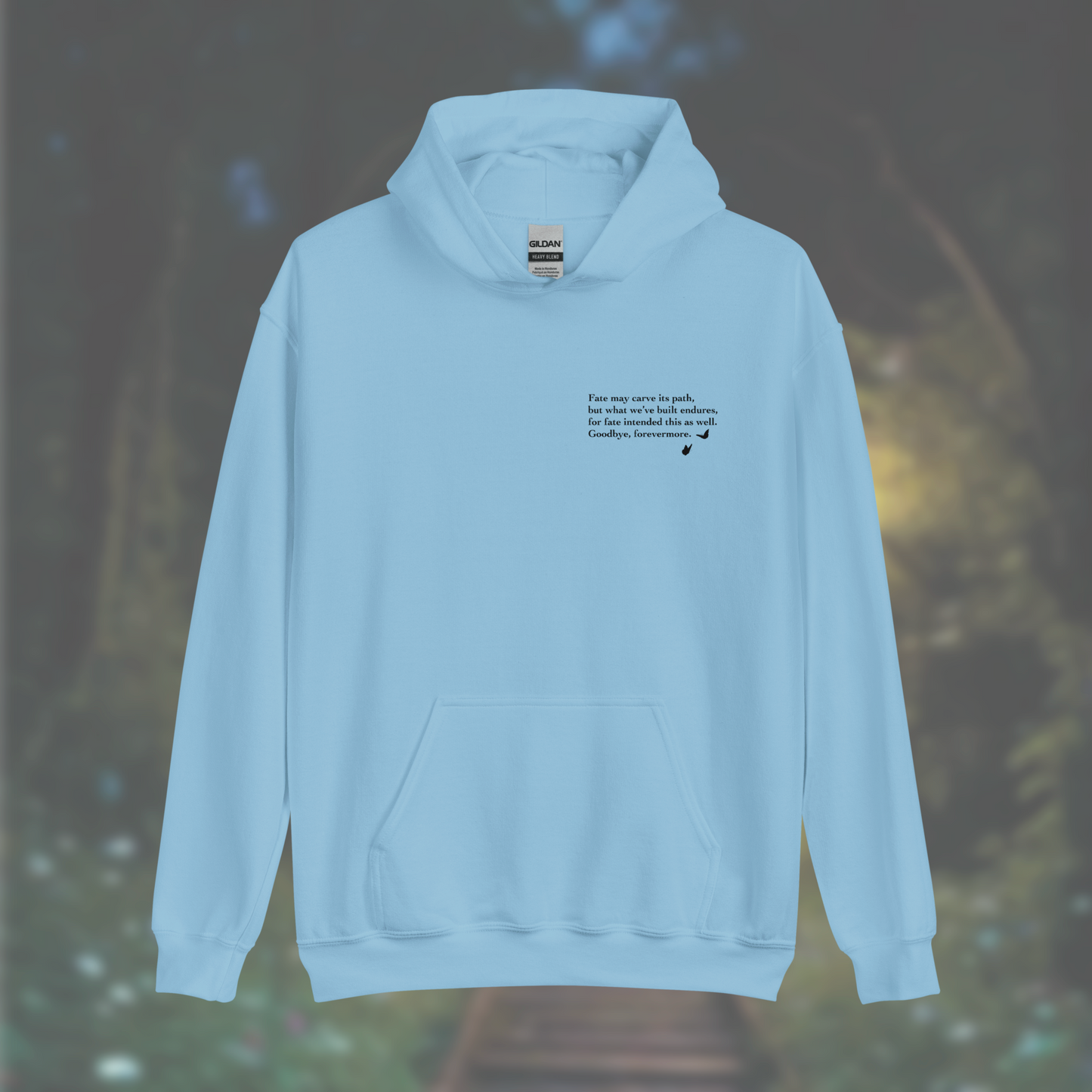 'Poem' Hoodie (Black Print)