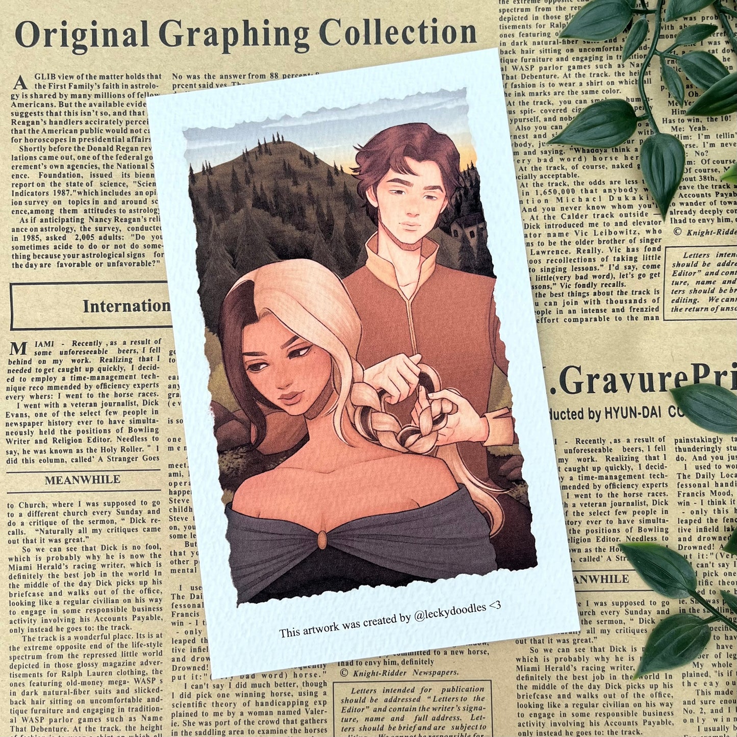 ‘I Know How To Braid’ Art Print