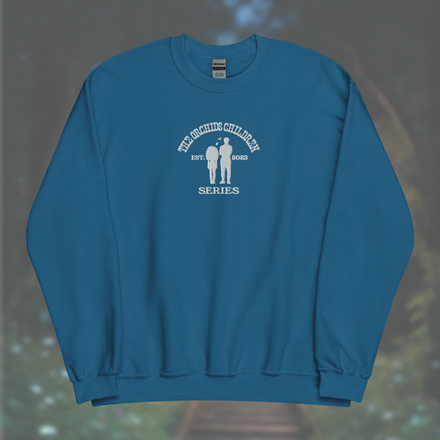 'The Orchid's Children' Series Sweatshirt (White Embroidery)