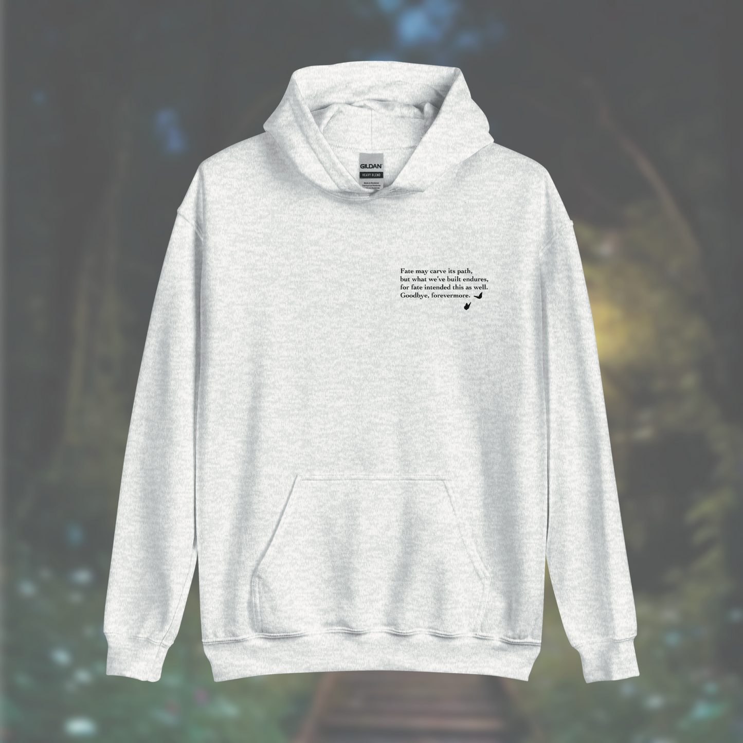 'Poem' Hoodie (Black Print)