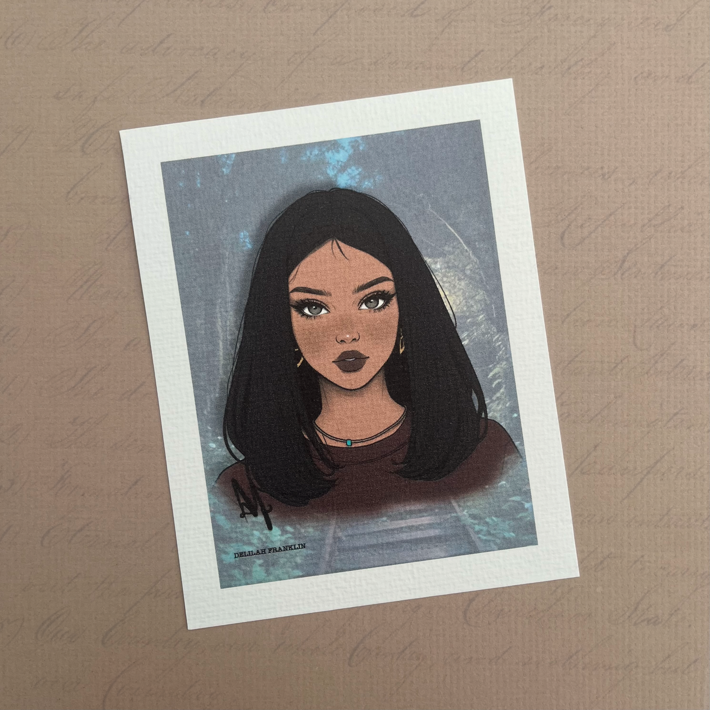 ‘Delilah Franklin’ art print