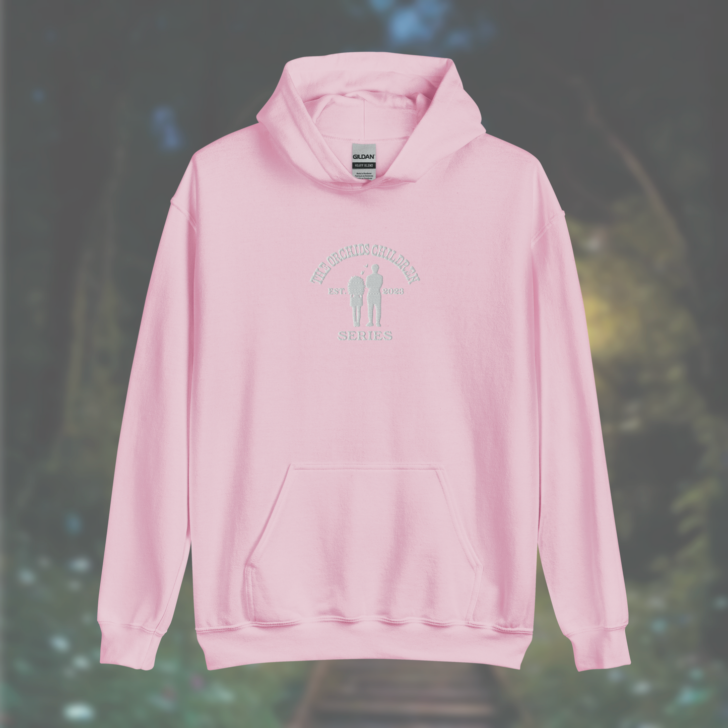 'The Orchid's Children' Series Hoodie (White Embroidery)