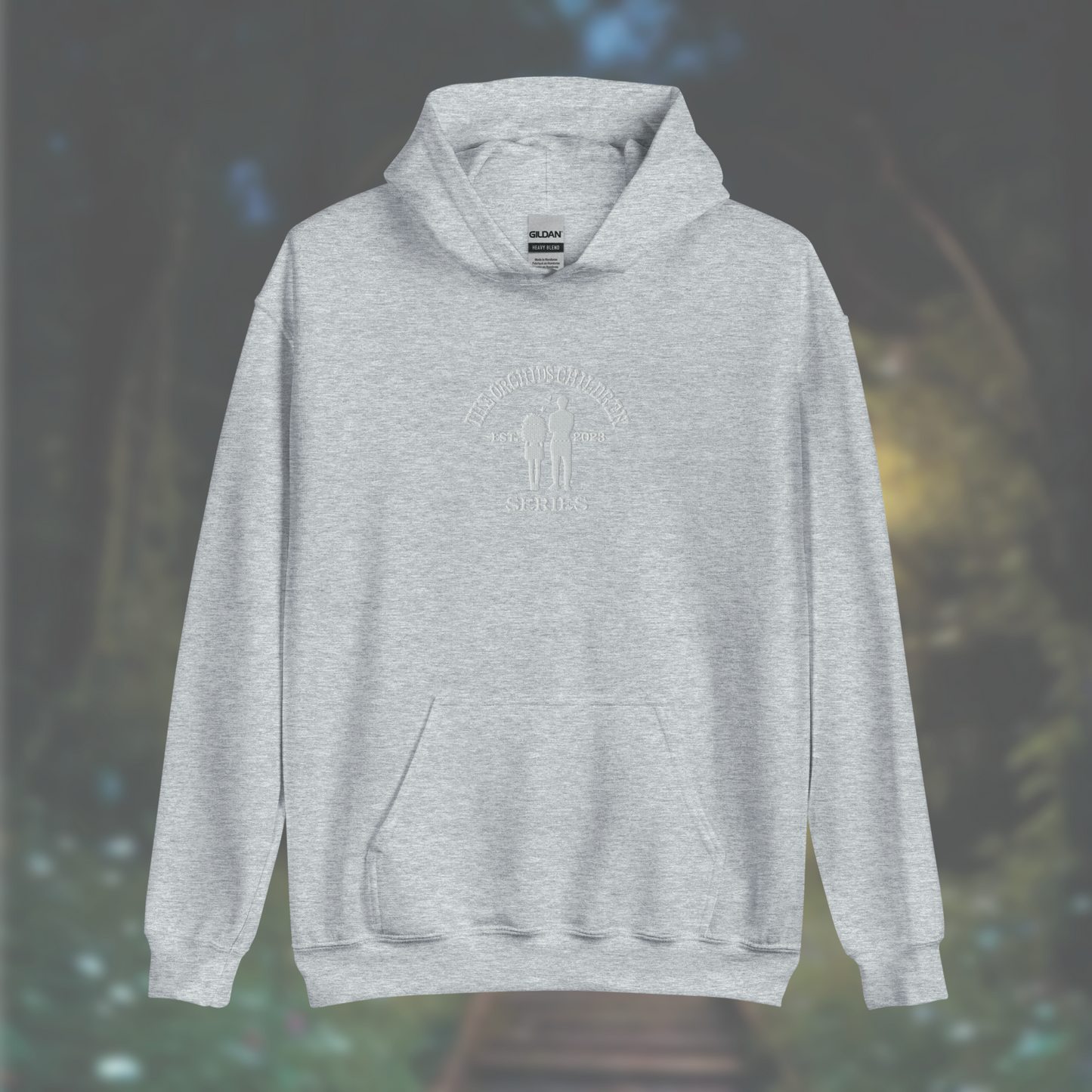 'The Orchid's Children' Series Hoodie (White Embroidery)