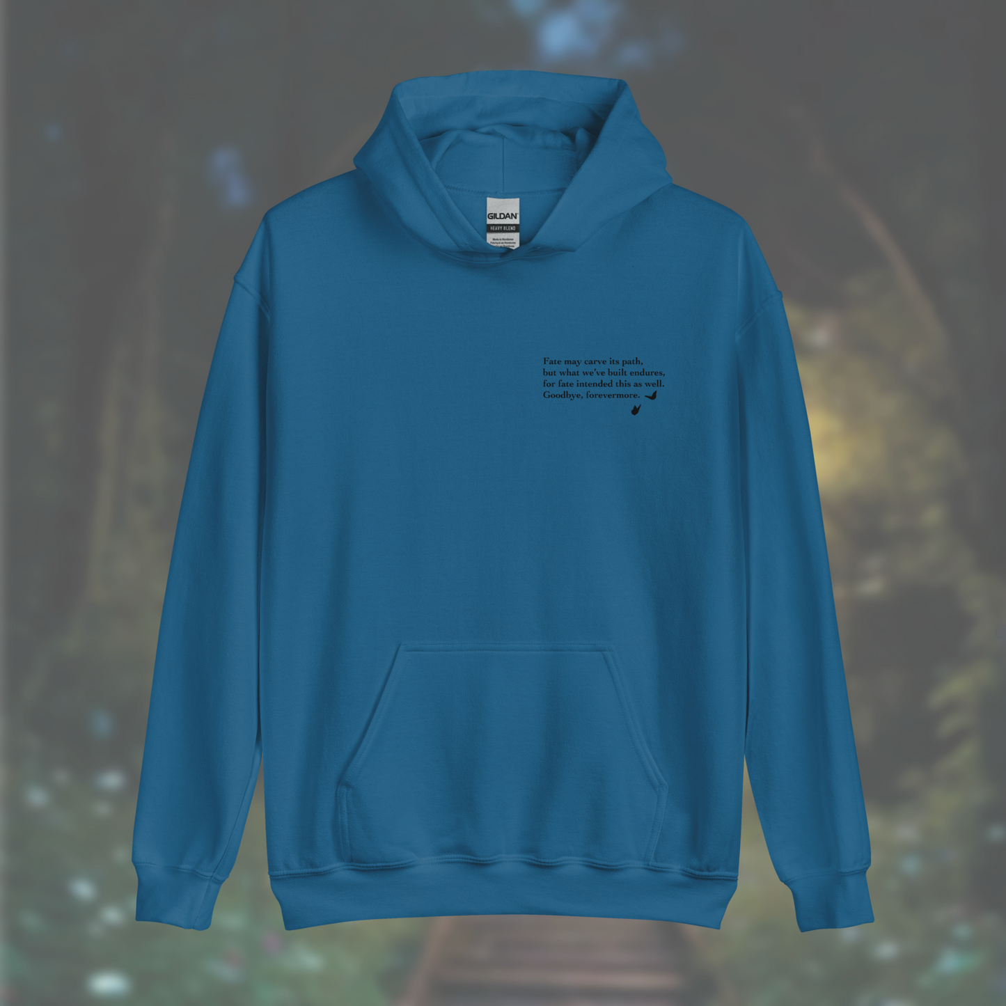 'Poem' Hoodie (Black Print)