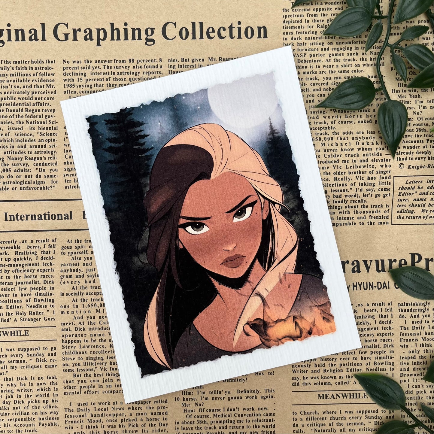 ‘Ember-Blooded’ Art Print